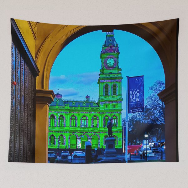 Item preview, The Green Lit Post Office - Bendigo, Victoria, Australia designed and sold by Steven Jodoin.