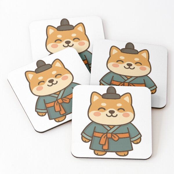 Item preview, Kawaii Shiba Meme – Cute Traditional Outfit Art designed and sold by kimkosovo.