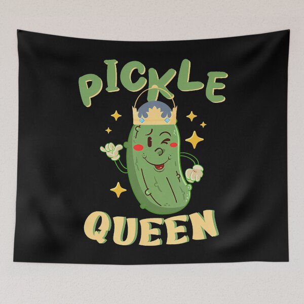Item preview, Pickle Queen Vegan Funny Cucumber Vegetable designed and sold by MarcellaTerri.