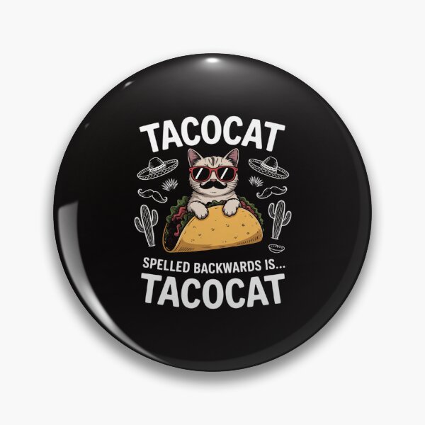 Item preview, Tacocat Spelled Backwards is Tacocat Mexican Taco Cat designed and sold by portcrysral.