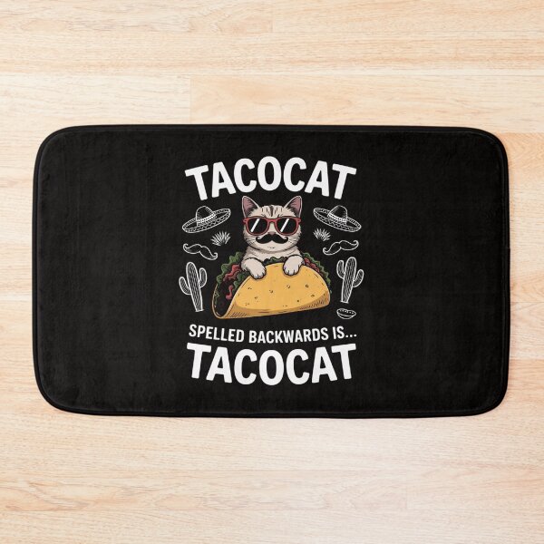Item preview, Tacocat Spelled Backwards is Tacocat Mexican Taco Cat designed and sold by portcrysral.