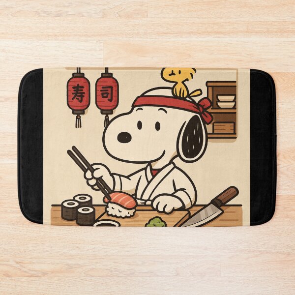 Item preview, Snoopy Sushi Chef – Cute Japanese Kitchen Aesthetic designed and sold by Tidal Arts.