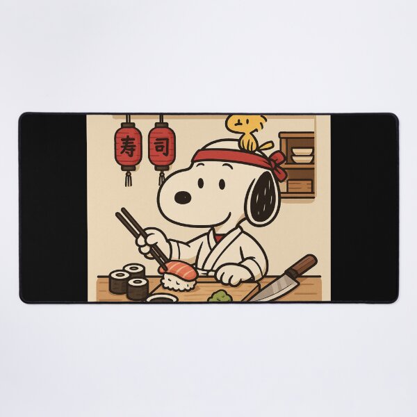 Item preview, Snoopy Sushi Chef – Cute Japanese Kitchen Aesthetic designed and sold by Tidal Arts.