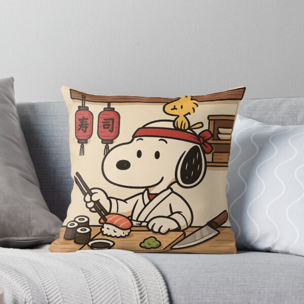 Item preview, Snoopy Sushi Chef – Cute Japanese Kitchen Aesthetic designed and sold by Tidal Arts.