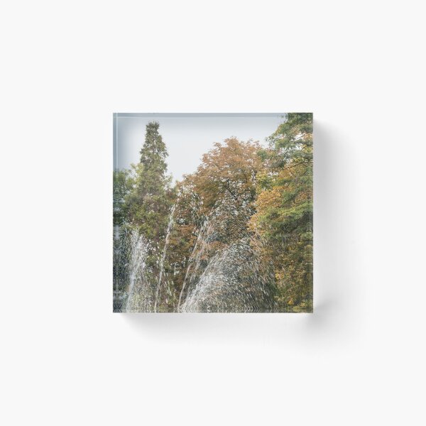 Item preview, Fountains and Autumn Trees designed and sold by Georgia Mizuleva.