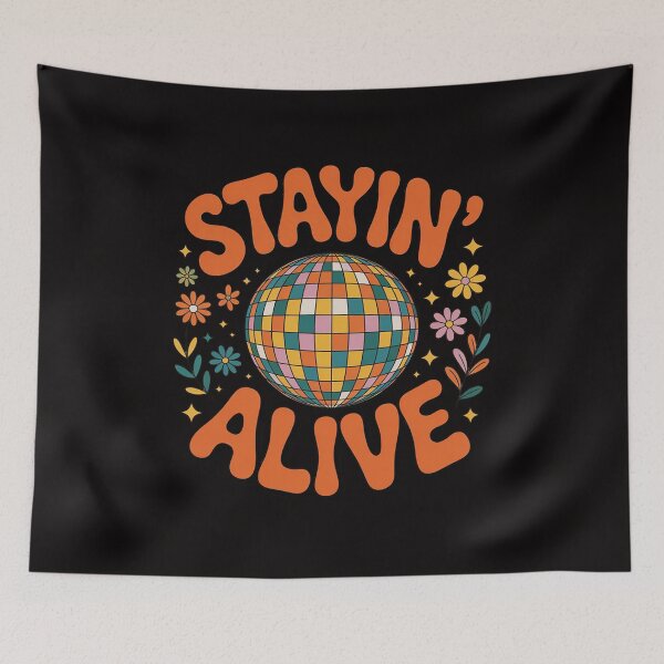 Item preview, Stayin' Alive Bridesmaid Bride Babe Disco Bachelorette Party designed and sold by portcrysral.