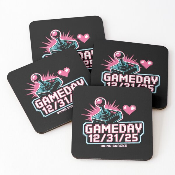 Item preview, Gameday 12 31 25 Pixel Joystick Heart Party Design designed and sold by SplashTastic.