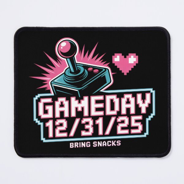 Item preview, Gameday 12 31 25 Pixel Joystick Heart Party Design designed and sold by SplashTastic.
