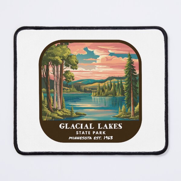 Item preview, Vintage Glacial Lakes State Park (Minnesota State Park) designed and sold by RabbitK.