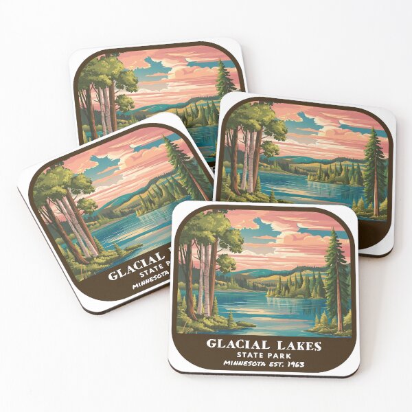Item preview, Vintage Glacial Lakes State Park (Minnesota State Park) designed and sold by RabbitK.