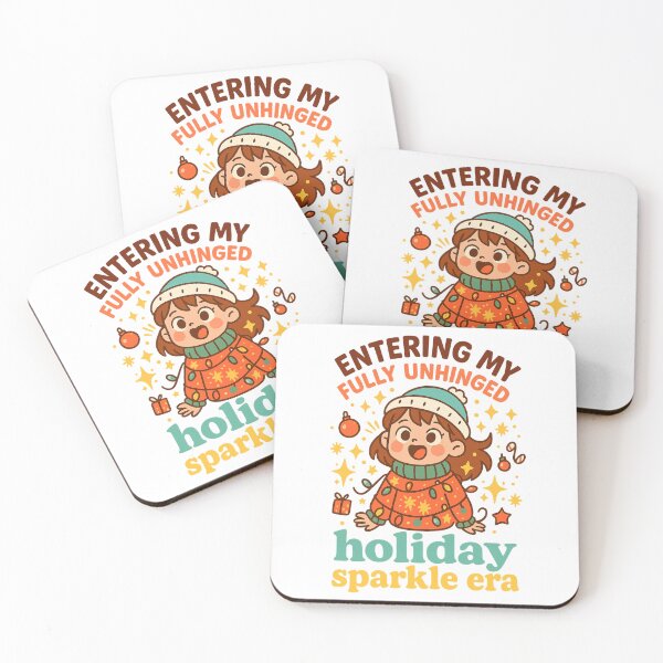 Item preview, ENTERING MY FULLY UNHINGED HOLIDAY SPARKLE ERA designed and sold by Nikki Krishna.