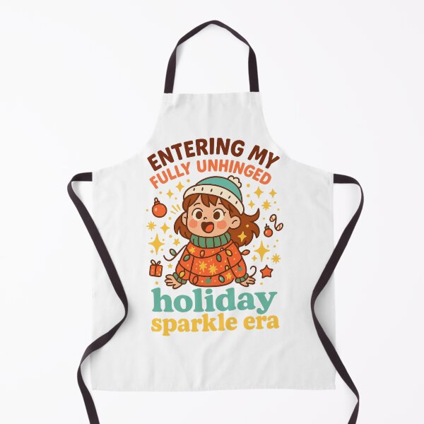Item preview, ENTERING MY FULLY UNHINGED HOLIDAY SPARKLE ERA designed and sold by Nikki Krishna.