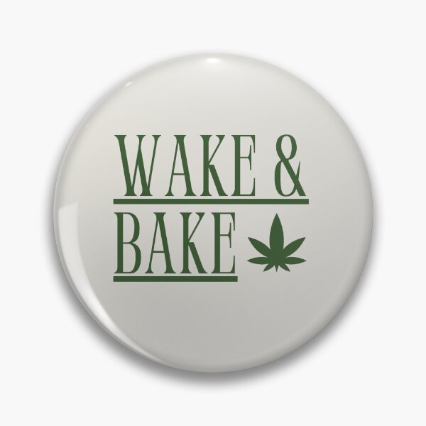 Item preview, Wake & Bake Minimal Stoner Gift designed and sold by AESTHETISCAPES.