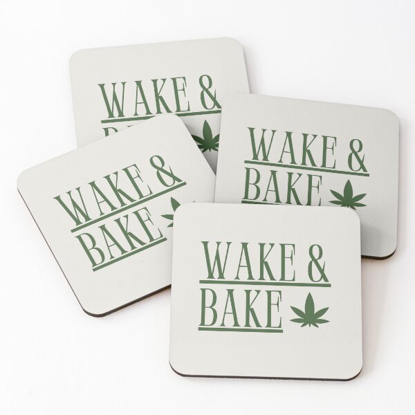 Item preview, Wake & Bake Minimal Stoner Gift designed and sold by AESTHETISCAPES.