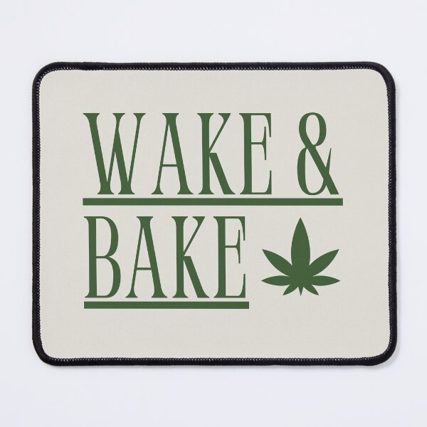 Item preview, Wake & Bake Minimal Stoner Gift designed and sold by AESTHETISCAPES.
