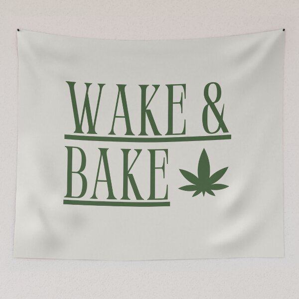 Item preview, Wake & Bake Minimal Stoner Gift designed and sold by AESTHETISCAPES.