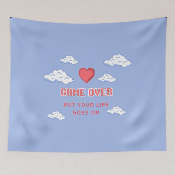 Item preview, Game Over But Your Life Goes On designed and sold by Artify Shirts.
