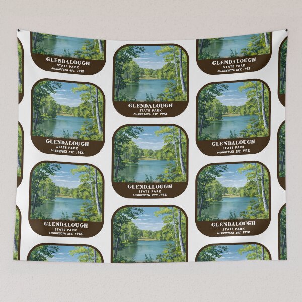 Item preview, Vintage Glendalough State Park (Minnesota State Park) designed and sold by RabbitK.