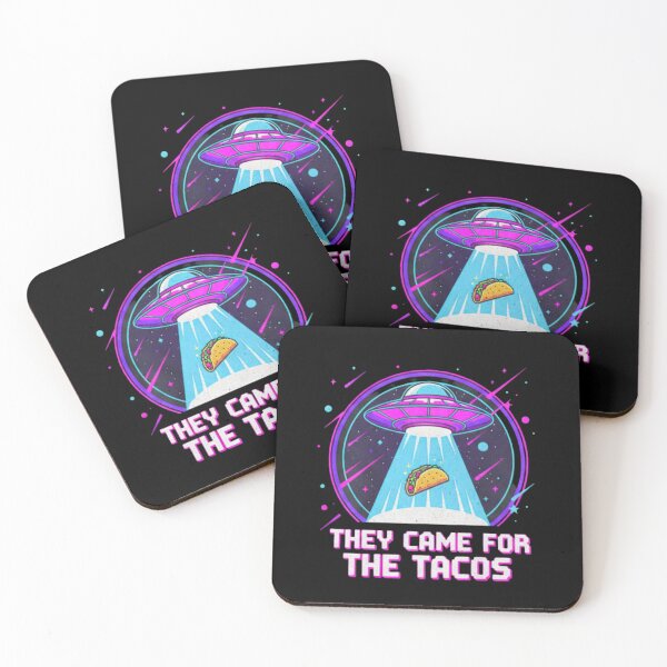 Item preview, Alien UFO Abduction Funny Taco Lovers designed and sold by MartinxMarie.