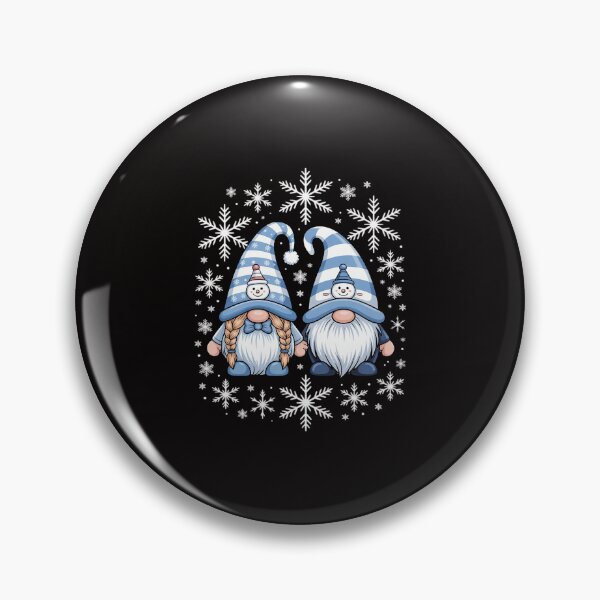 Item preview, Snowman Gnomies With Snowflakes - Cute Winter Gnome designed and sold by portcrysral.