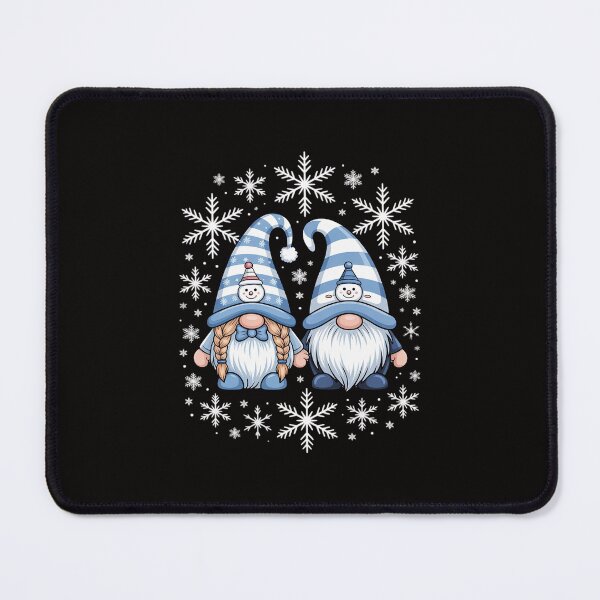 Item preview, Snowman Gnomies With Snowflakes - Cute Winter Gnome designed and sold by portcrysral.
