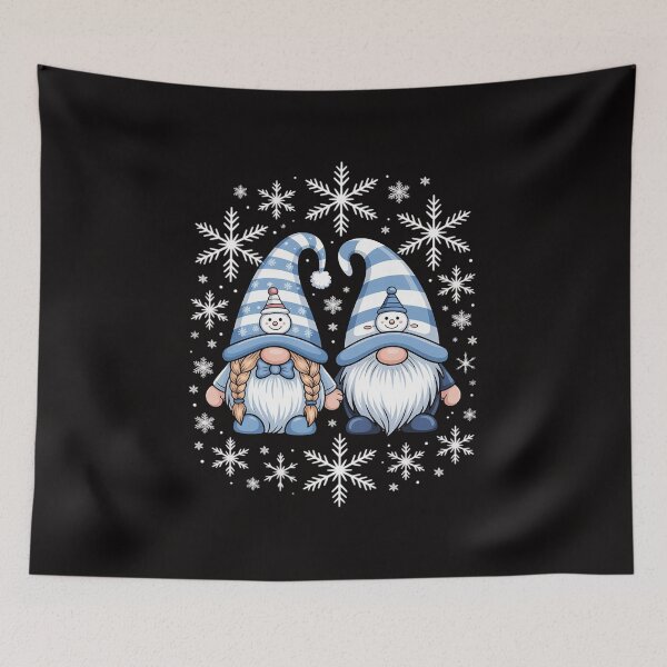 Item preview, Snowman Gnomies With Snowflakes - Cute Winter Gnome designed and sold by portcrysral.