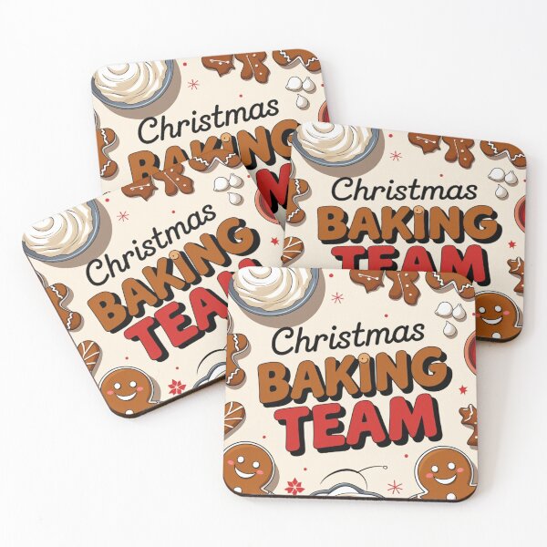 Item preview, Christmas Baking Team – Cute Gingerbread & Holiday Baking Design designed and sold by Lazy Planet.
