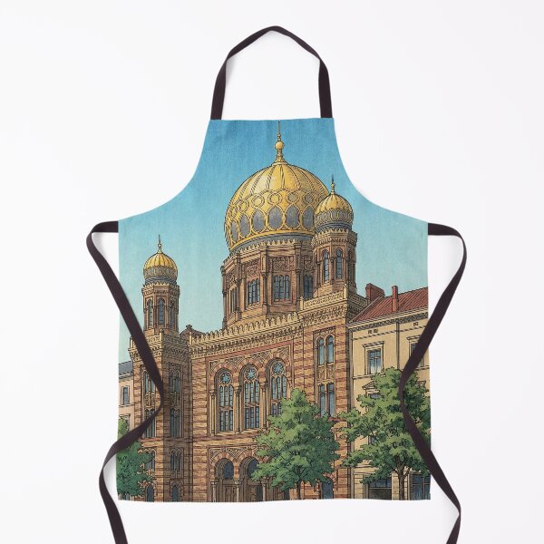 Item preview, New Synagogue of Berlin Japanese Woodblock Print designed and sold by Takeda-art.