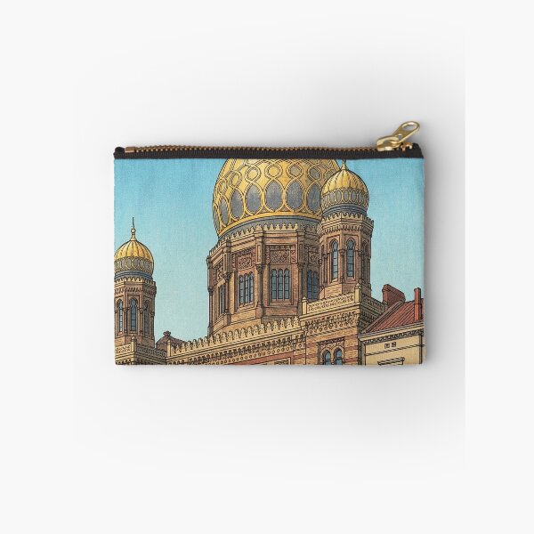 Item preview, New Synagogue of Berlin Japanese Woodblock Print designed and sold by Takeda-art.