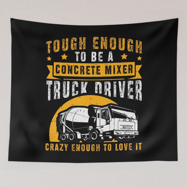 Item preview, Concrete Mixer Truck Driver For Cement Mixer designed and sold by DonnieSandra.