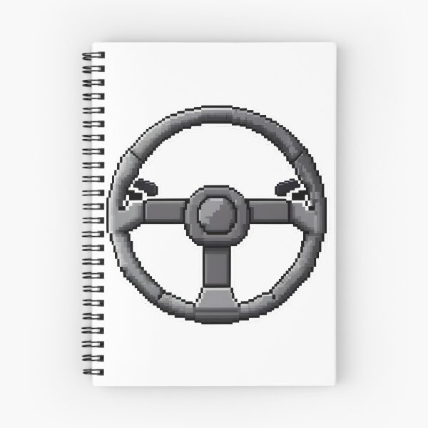 Item preview, Pixel Steering Wheel Vehicle Icon designed and sold by BankMano.