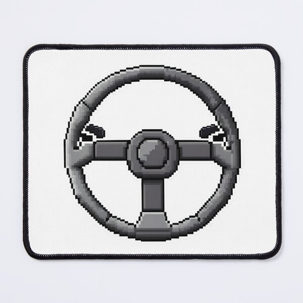 Item preview, Pixel Steering Wheel Vehicle Icon designed and sold by BankMano.