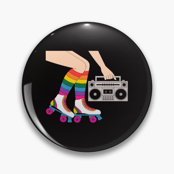 Item preview, Rollerskates 80's Roller Disco Skating Girl Gift designed and sold by ForestMmost.