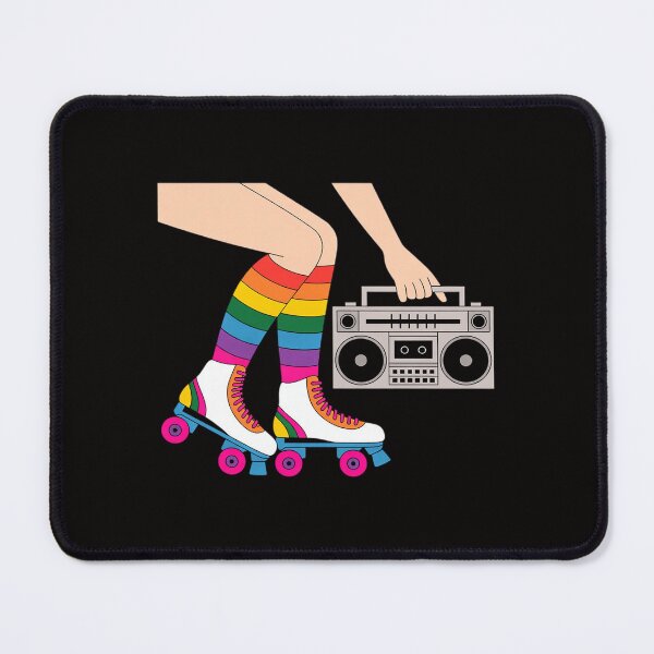 Item preview, Rollerskates 80's Roller Disco Skating Girl Gift designed and sold by ForestMmost.