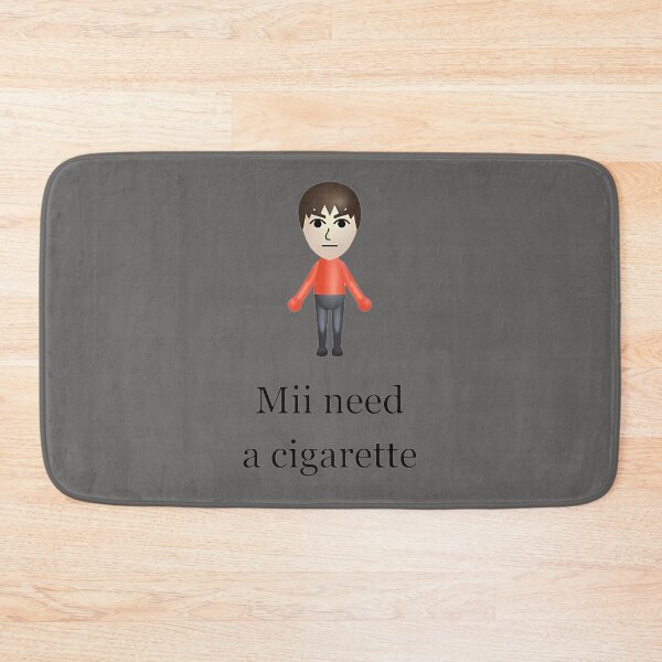 Item preview, MII-NEED-A-CIGARETTE-FUNNY-WII-T-SHIRT designed and sold by AdnaFawzi.