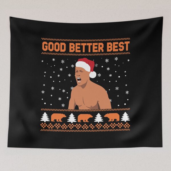Item preview, Ben Johnson Good Better Best Christmas Chicago Football Ugly Pattern - Chicago Sports designed and sold by qudsiapalu0969.