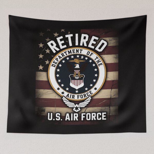 Item preview, Retired US Air Force Veteran USAF Veteran Flag designed and sold by ForestMmost.