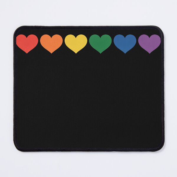 Item preview, Gay Pride Hearts LGBTQ Ally Shirt - Rainbow Hearts designed and sold by AvagondaMind.