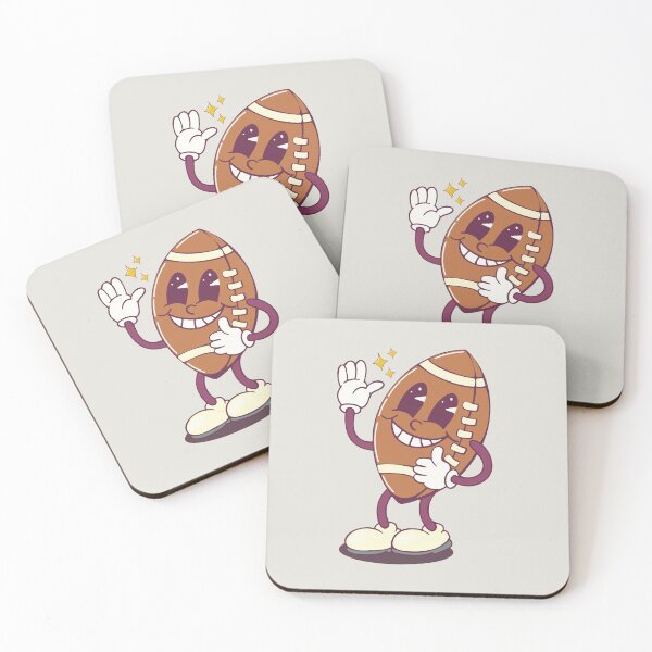 Item preview, Friendly Cartoon Football Character Illustration with Cheerful Expression designed and sold by Mariia Berezhna.