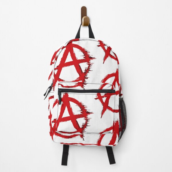 Item preview, Red Anarchy Symbol – Distressed Grunge Design designed and sold by One Planet One Humanity.