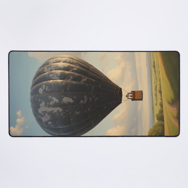 Item preview, Hot air balloon over a rural landscape designed and sold by Mianku | Für das Leben.