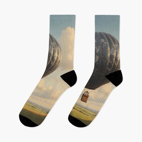 Item preview, Hot air balloon over a rural landscape designed and sold by Mianku | Für das Leben.