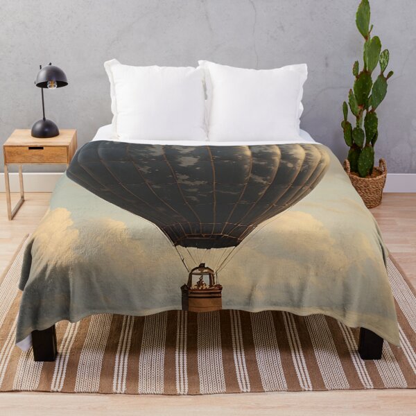 Item preview, Hot air balloon over a rural landscape designed and sold by Mianku | Für das Leben.