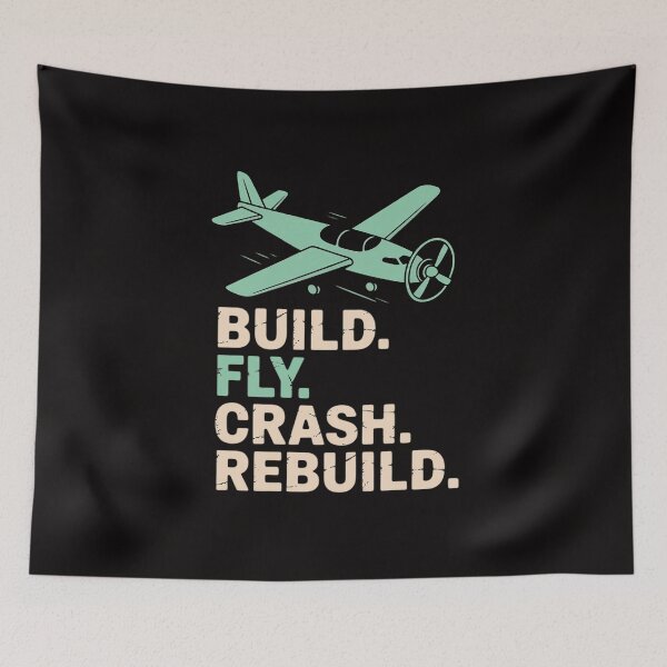 Item preview, RC Aeroplane Build Fly Crash Rebuild Pilots designed and sold by ForestMmost.