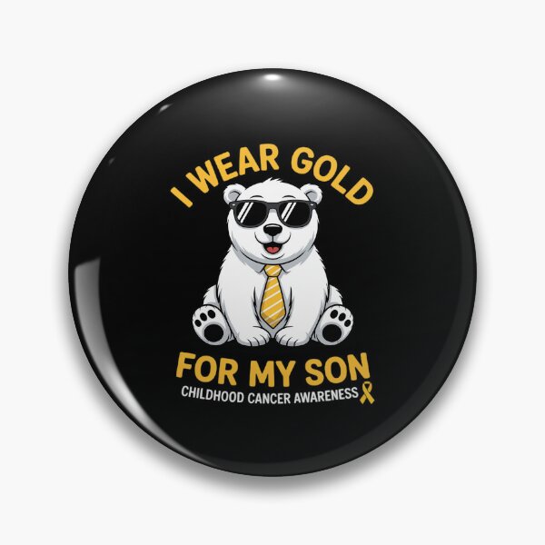 Item preview, Bear I Wear Gold for My Son Childhood Cancer designed and sold by HardcoreTour.
