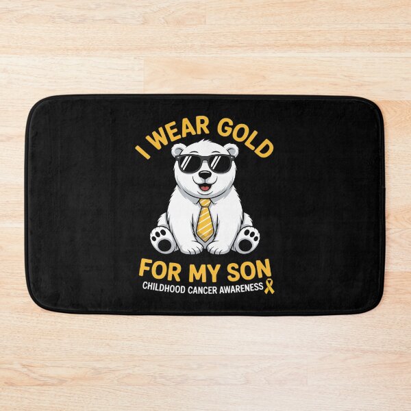 Item preview, Bear I Wear Gold for My Son Childhood Cancer designed and sold by HardcoreTour.