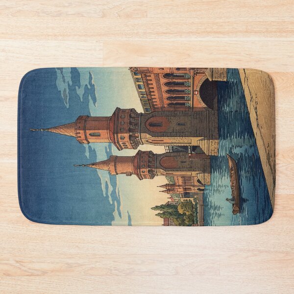 Item preview, Oberbaum Bridge Japanese Woodblock Print designed and sold by Takeda-art.