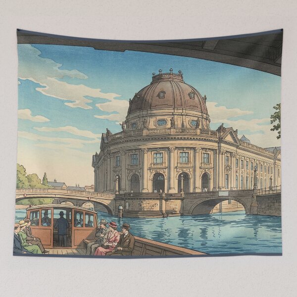 Item preview, Bode Museum of Berlin Japanese Woodblock Print designed and sold by Takeda-art.