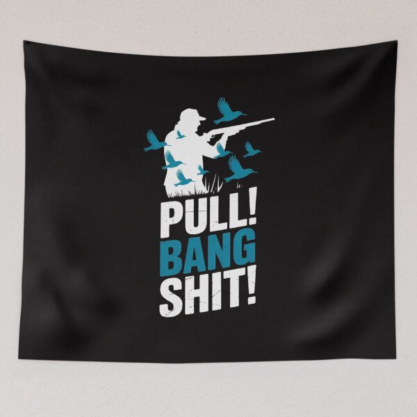 Item preview, Pull! Bang! Shit! Range Sniper Skeet Shooting Trap Shooting designed and sold by ForestMmost.