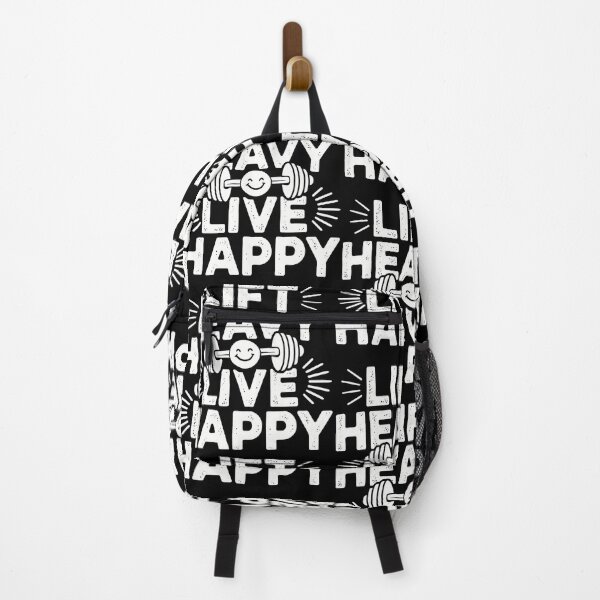 Item preview, Lift Heavy Live Happy Barbell Bodybuilding designed and sold by TaraLiliana.
